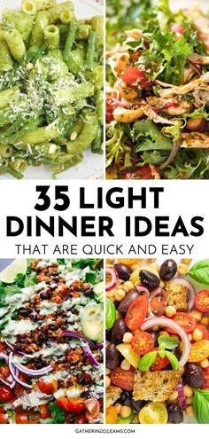 Light and Easy Meals